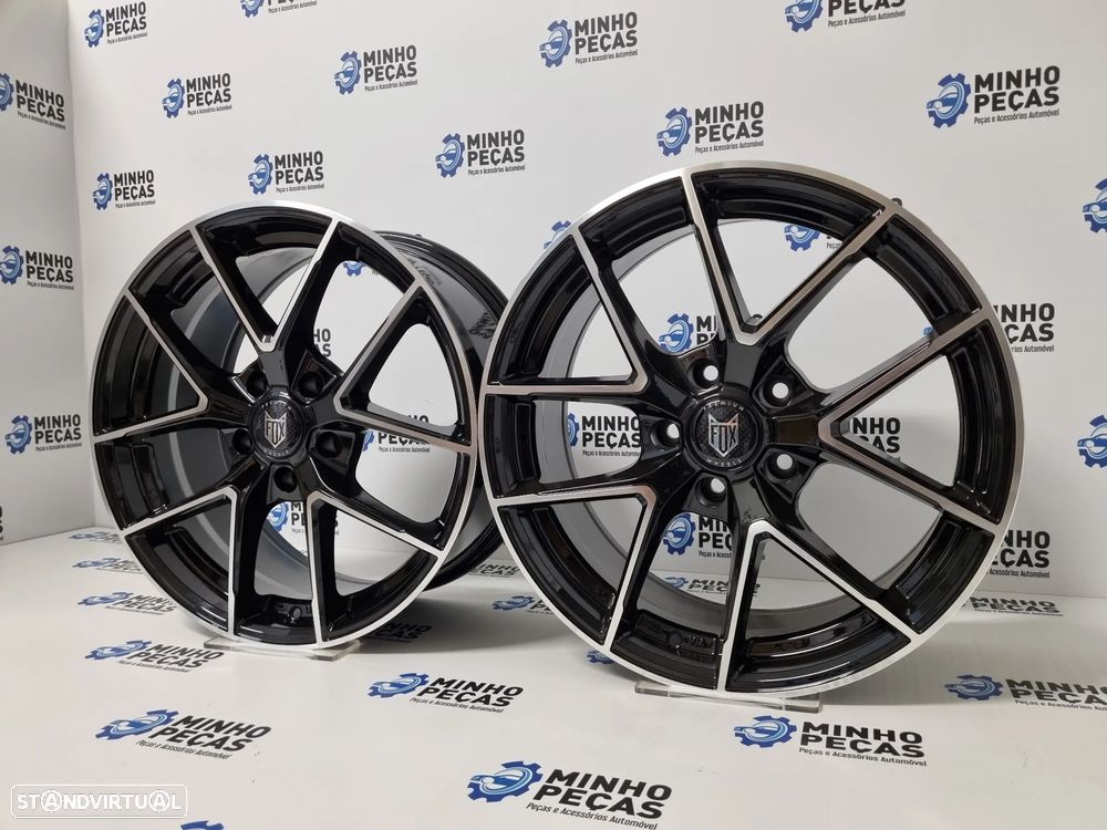 Jantes Fox FX5 em 17 (5x120) Preto Polido - 2
