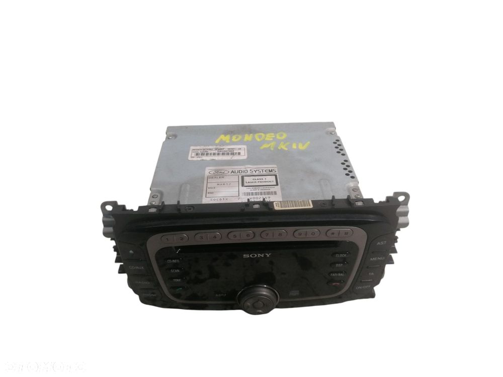 radio cd ford mondeo mk4 vp6m2f-18c821-ae - 1