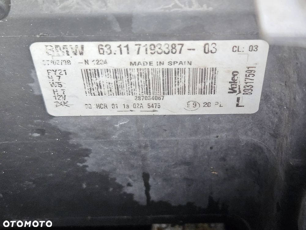 BMW 1 I E81 E87 lampa przód przednia prawa  lewa EU - 5