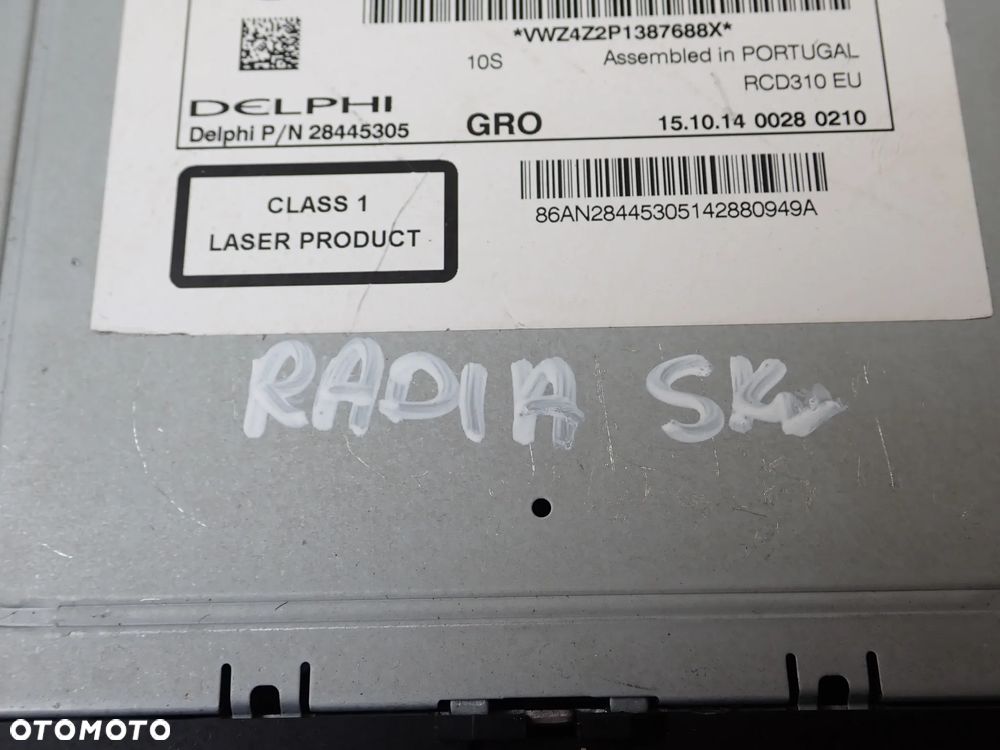 RADIO PASSAT I B7  GOLF VI  JETTA VI LIFT  T5  1K0035186AN 200 ZŁ - 7