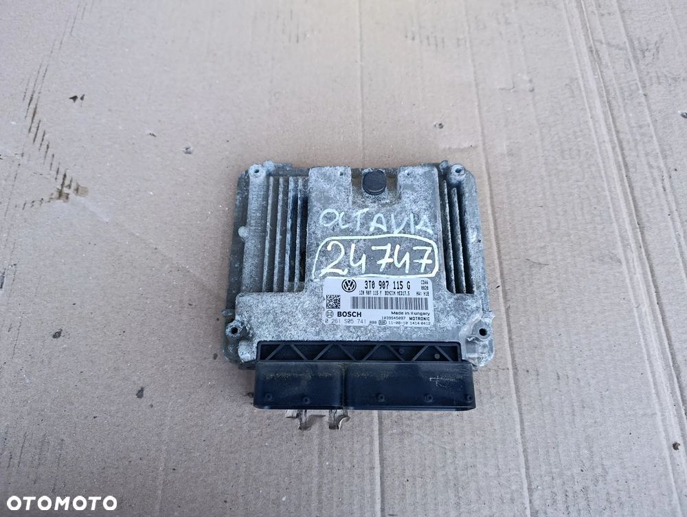 SKODA OCTAVIA II 2 1.8 TSI STEROWNIK KOMPUTER SILNIKA 3T0907115G - 1