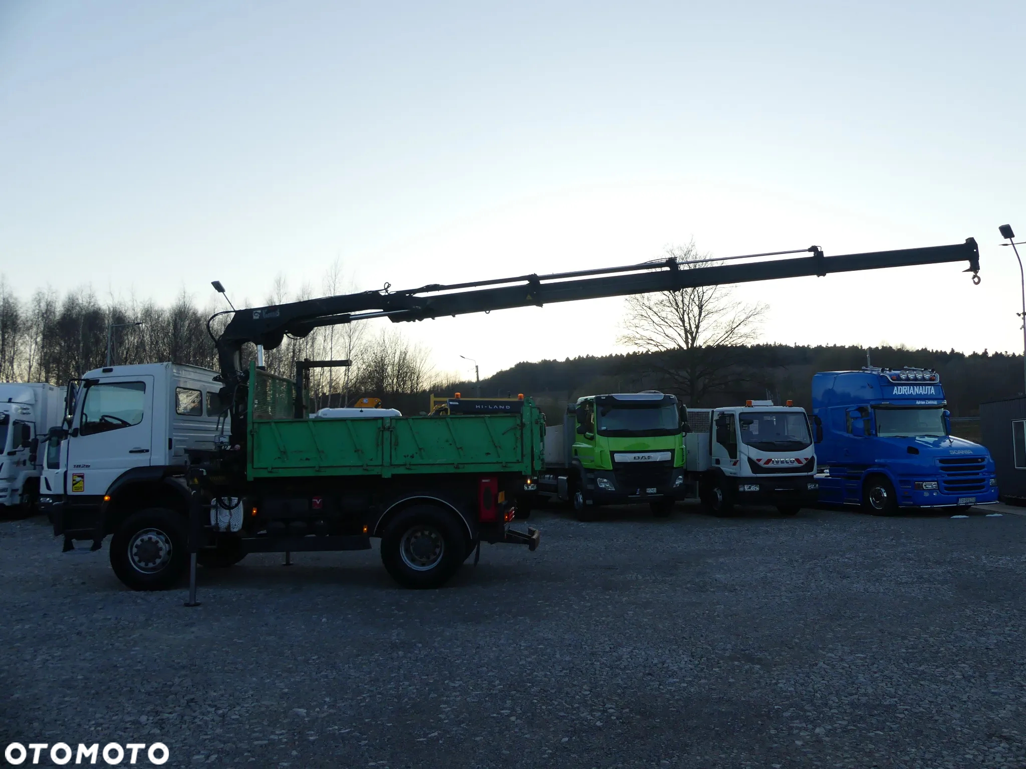 Mercedes-Benz AXOR 1828 4x4 / WYWROTKA + HDS HIAB 10.3 m / SKŁADANY W Z / - 3