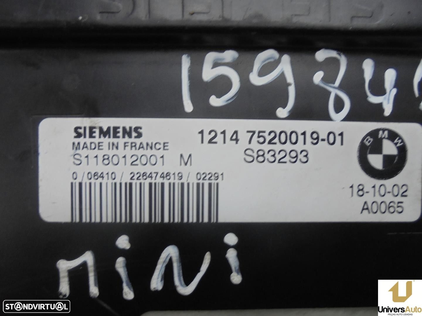CENTRALINA MOTOR UCE MINI MINI 2007 -S118012001M - 3