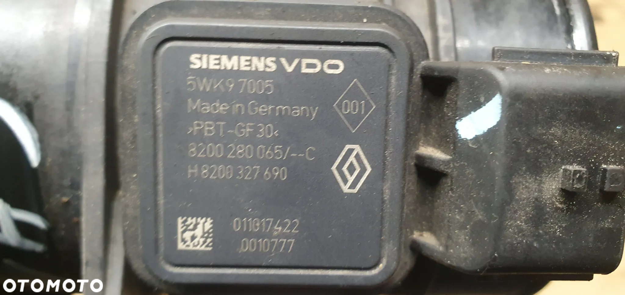 Przepływomierz powietrza Renault Laguna III 2.0 DCI 8200280065 H8200327690 - 5