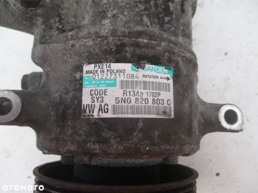 VW SKODA SEAT 5N0820803C KOMPRESOR SPRĘŻARKA KLIMATYZACJI - 2
