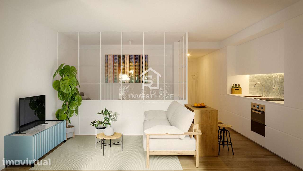 Apartamento T3 Smart | Nova Construção | Lug Estacionamento | Varanda - Grande imagem: 2/10