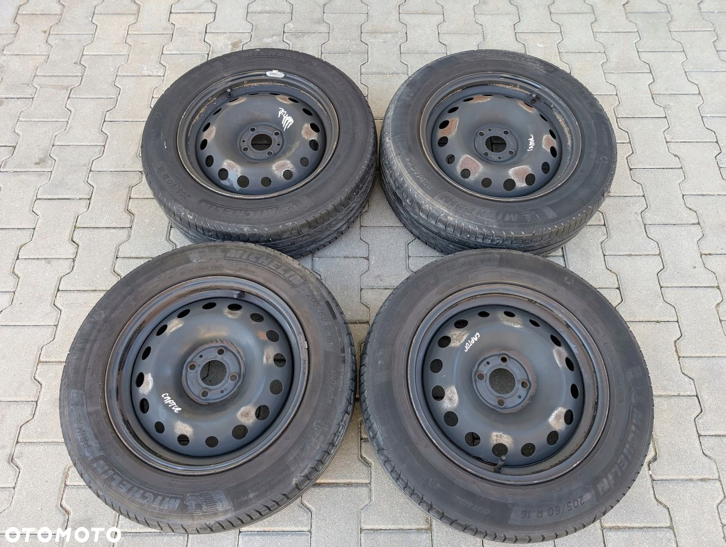 KOŁA OPONY LETNIE FELGI STALOWE 16 RENAULT CAPTUR I 13-16 4x100 6,5J ET40 - 2
