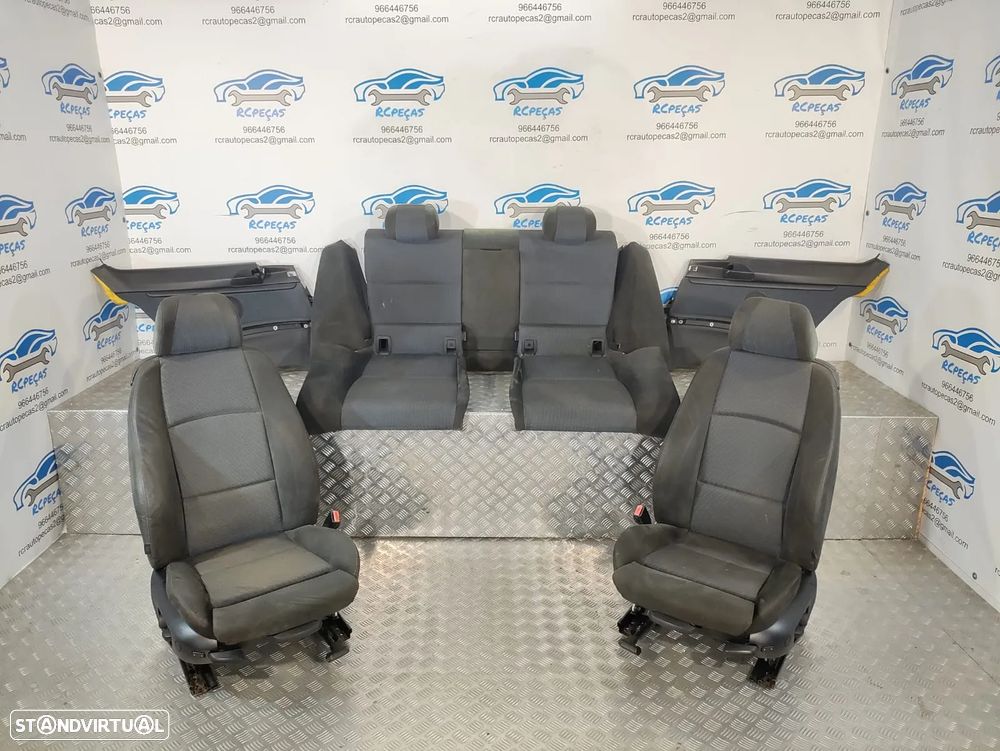 .BANCOS BMW SERIE 3 E92 COUPÉ PACK M PELE E TECIDO