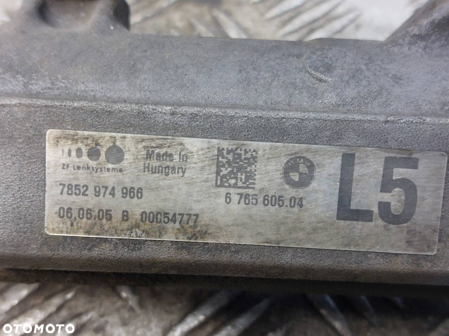 MAGLOWNICA PRZEKŁADNIA KIEROWNICZA BMW E90 E91 6765605 - 7