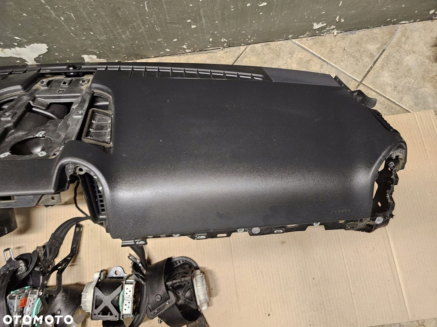KONSOLA AIRBAG PASY KOMPLET PORSCHE CAYENNE 7P5 - 3