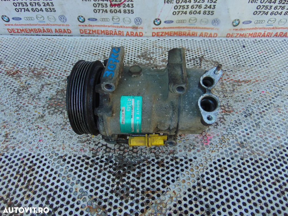 Compresor clima Peugeot 307 2.0 benzina 1.4 cod 9646279880 206 citroen c3 berlingo partner - 2