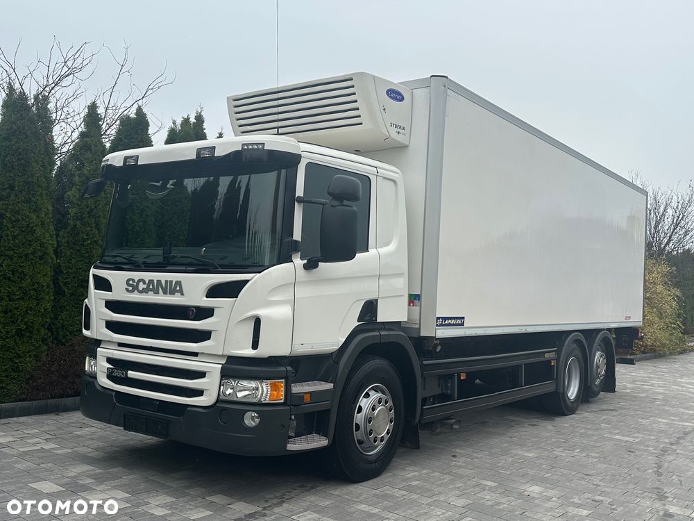 Scania / P360 / 6X2 / CHŁODNIA 7,7 m / Carrier / WINDA / - 12