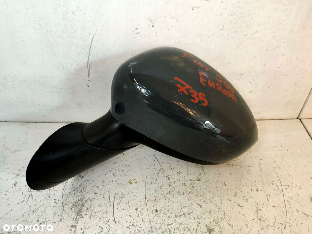 lusterko lewe fiat 500 europa lakier 735 szare - 1