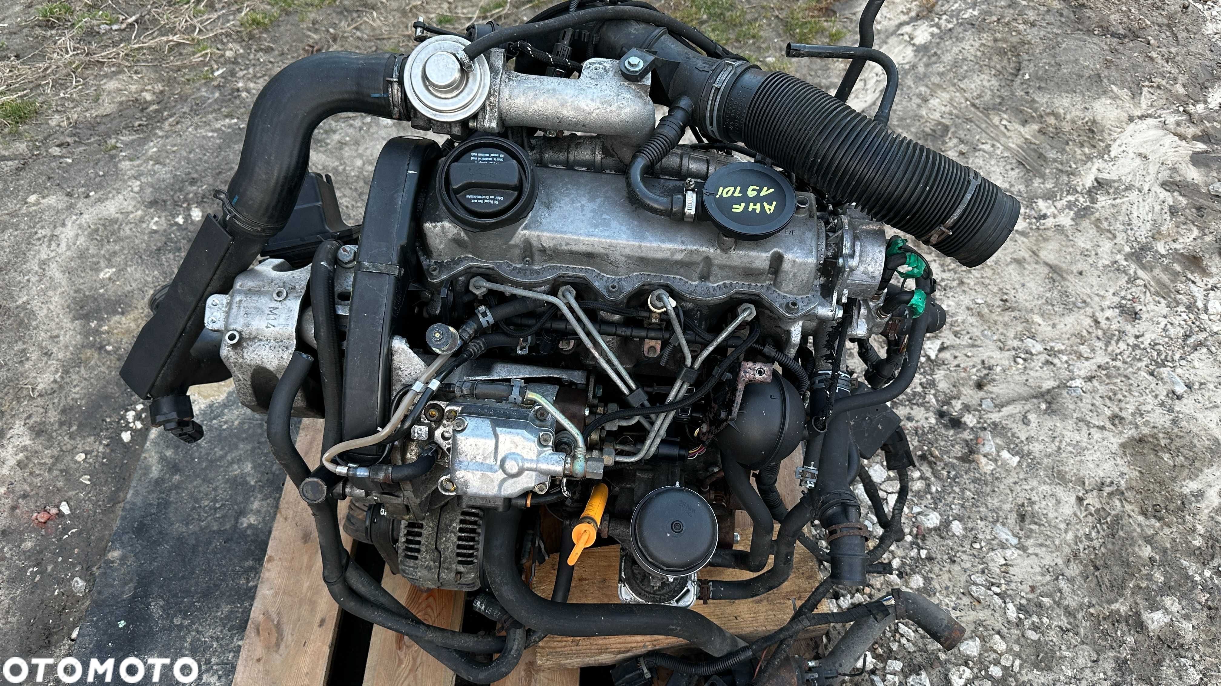 Silnik AHF 1.9 TDI 110km VW SEAT SKODA kompletny SWAP zestaw startowy - 1