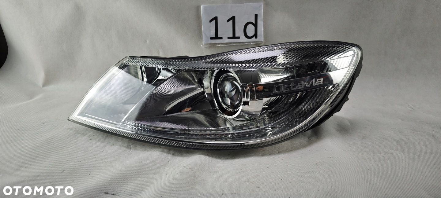 SKODA OCTAVIA II LIFT XENON SKRĘTNY LEWY REFLEKTOR LAMPA LEWA 1Z1941015G - 3