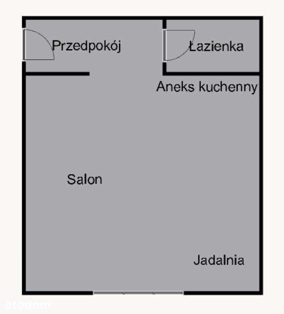 Duża kawalerka z Ac przy Błoniach/Salwator