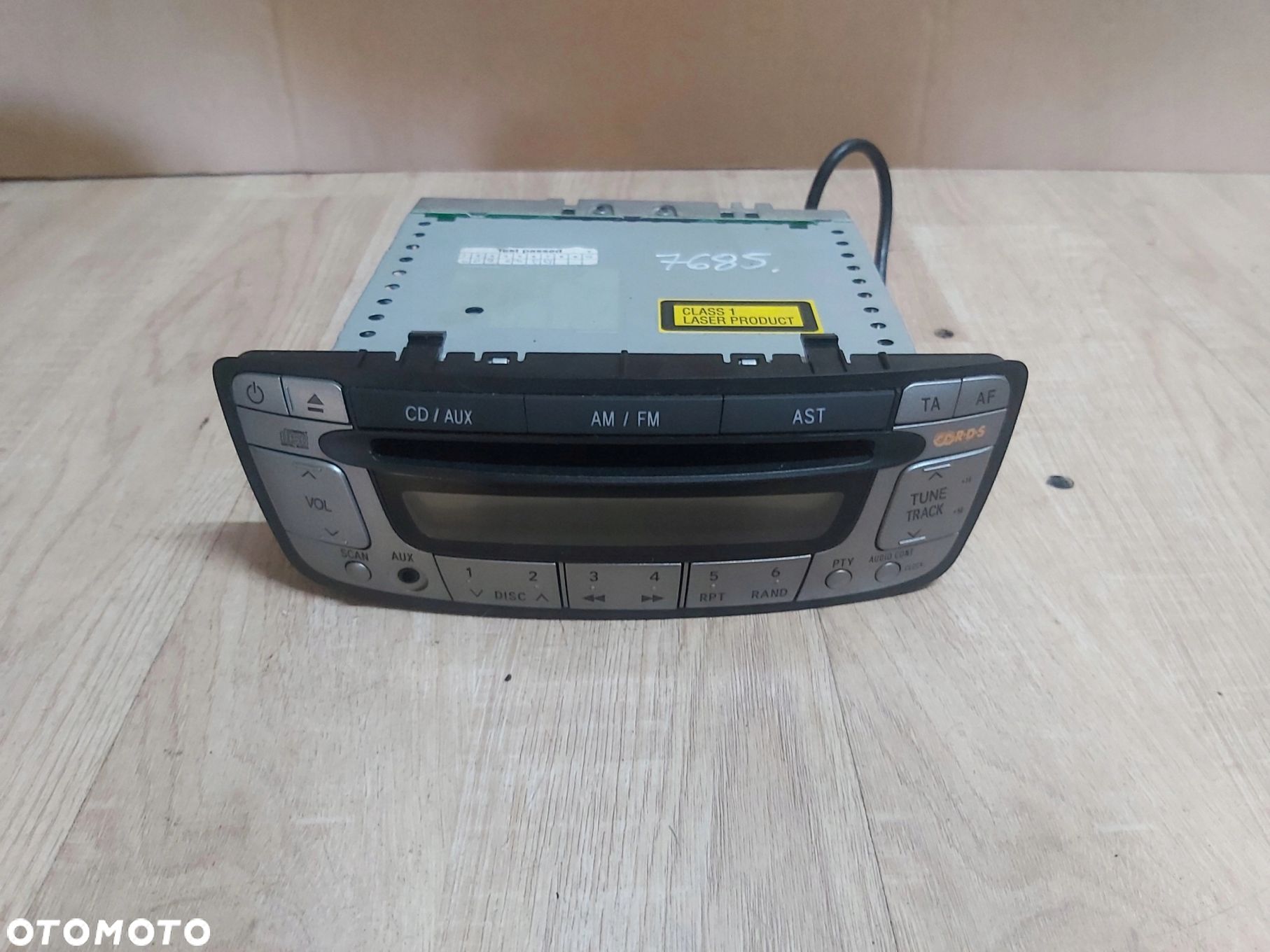 Toyota Aygo I radio CD oryginał - 1