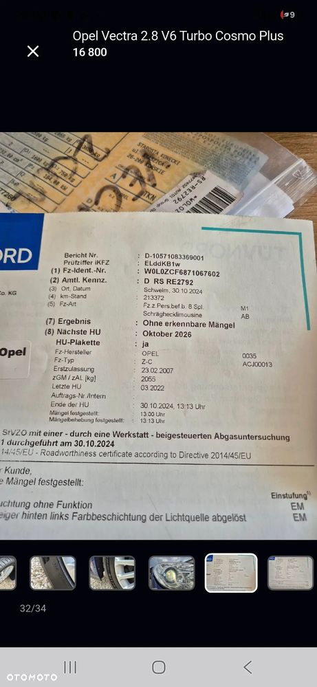 Opel Vectra 2.8 V6 Turbo Cosmo Plus - 32