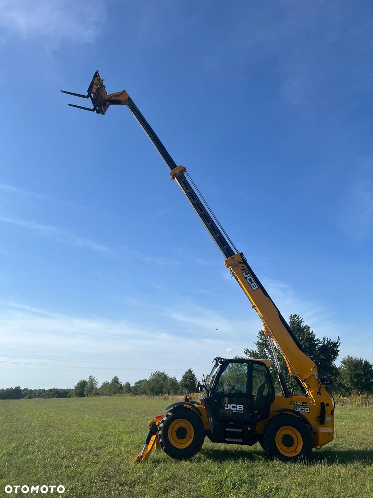 JCB Ładowarka teleskopowa Jcb 540-140 Rok 2019 Stan Perfekcyjny z Niemiec od Dealera Utrzymana IDEALNIE Jak nowa TYLKO 3250 MTG KLIMA KAMERA COFANIA Książki serwisowe 4 Tony 14 Metrowa - 13