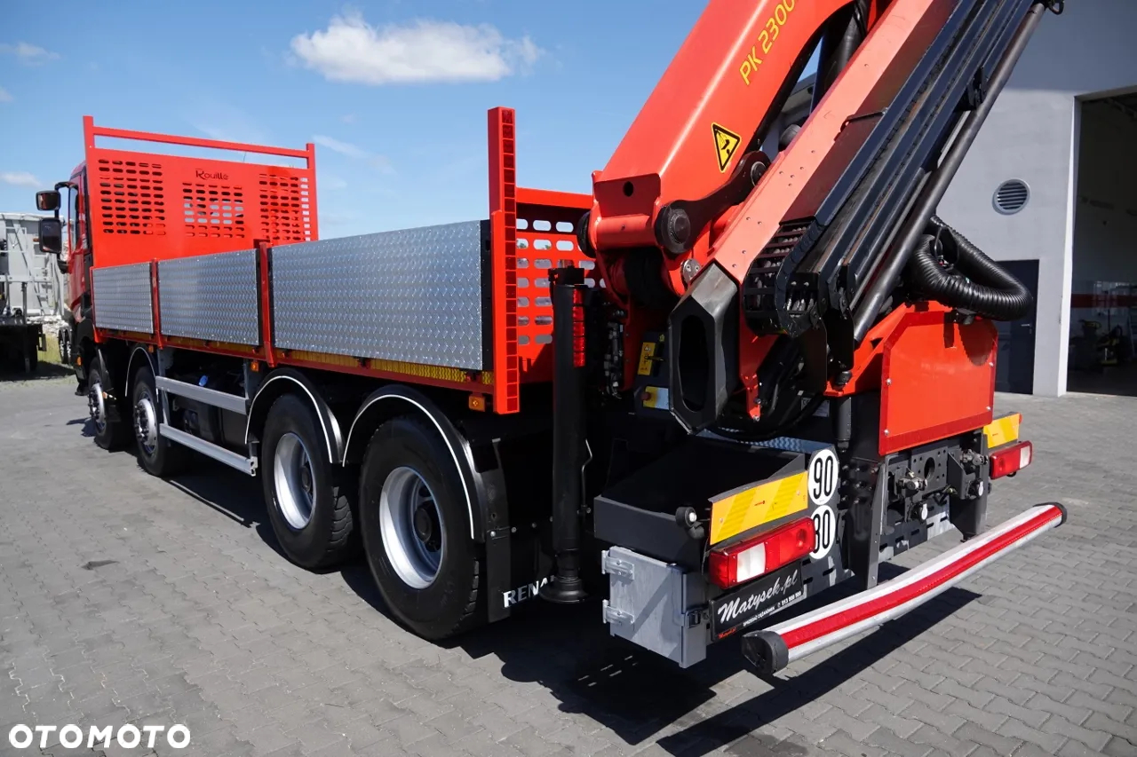 Renault C 430 / 8x4 / SKRZYNIOWY 7 M + HDS PALFINGER PK 2300-EH / WYSÓW 15 M / PILOT   / ROTATOR / SPROWADZONY - 14