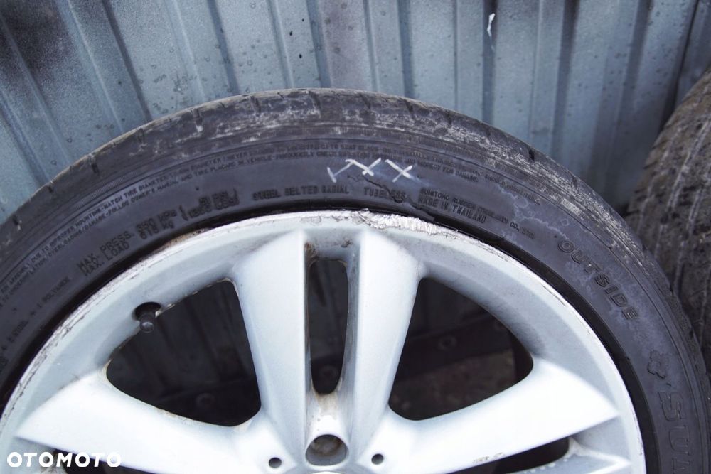 Felgi aluminiowe alufelgi komplet Mercedes CLK W209 7.5x17 ET36 A2094014102 - 5