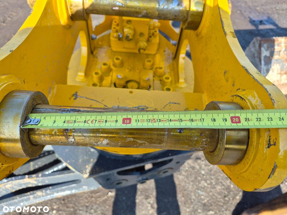 Chwytak hydrauliczny obrotowy 360 stopni na dwóch siłownikach na sworznie fi45mm fi70mm sortujący wyburzeniowy kleszcze pięciopalczaste KBKC RSB-50. NOWE!!! - 19