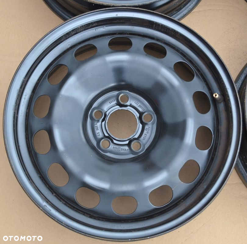 FELGI STALOWE VW SKODA AUDI SEAT 5x100 6J16 ET 35 x4szt F-600b - 5