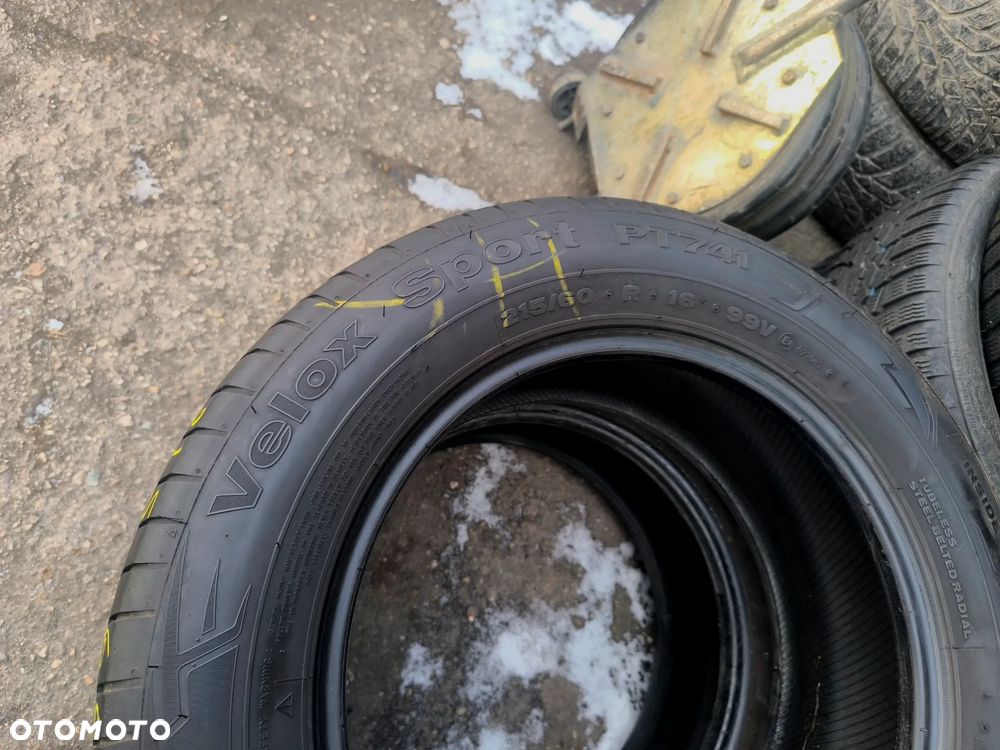 215/60R16 99V Opony Letnie Lato PETLAS VELOX SPORT PT741 6mm Legnica ALU-RAD 215/60 - 7