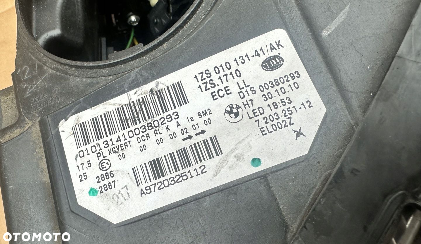 BMW 5 F10 11 BI-XENON SKRETNY lampa lewy przód - 2