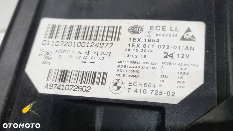 REFLEKTOR PRAWY LEWY FULL LED BMW 5 F10 F11 LIFT ADAPTIVE EUROPA - 11
