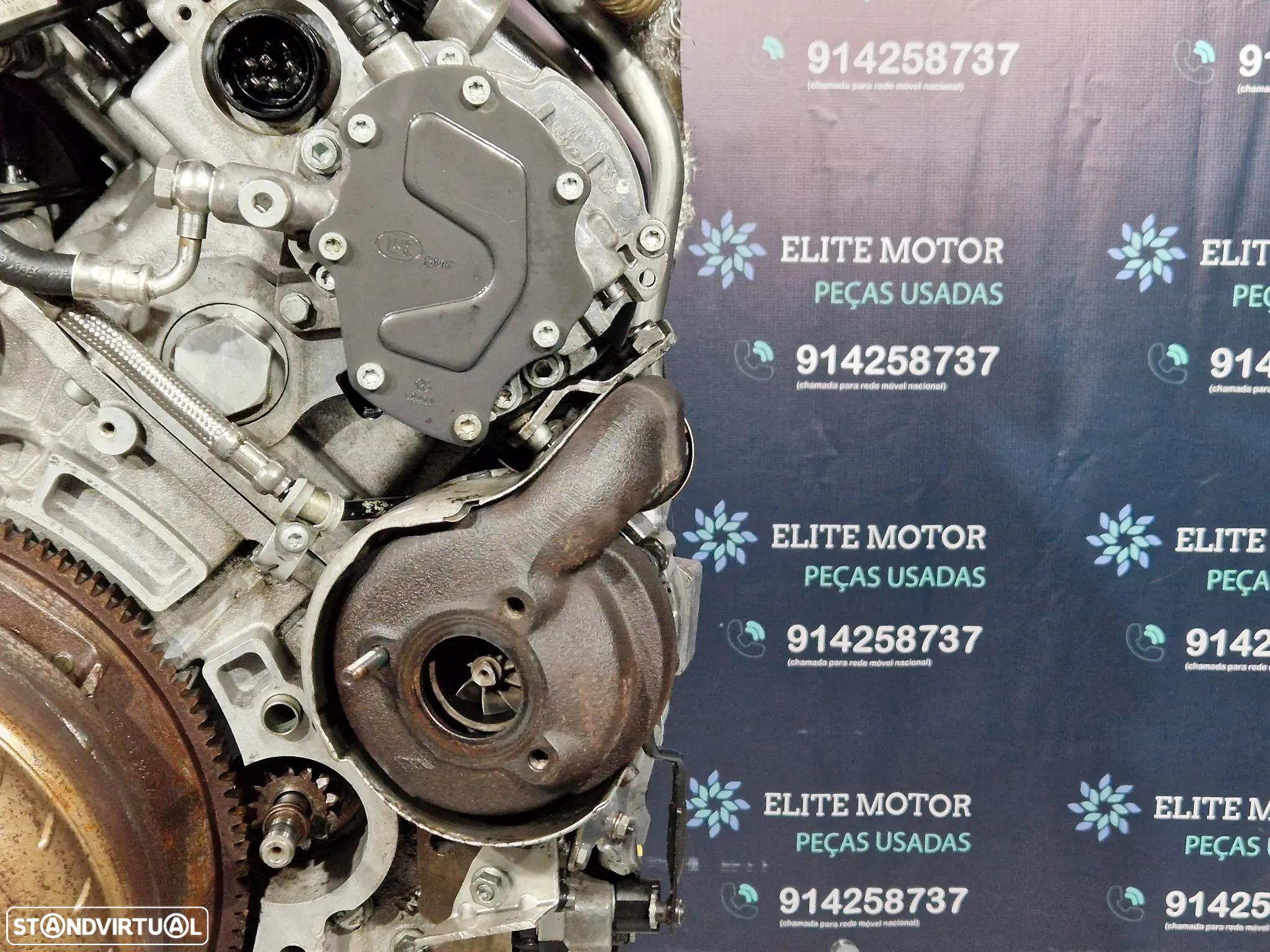 Motor usado para peças AYH VW TOUAREG 7L 5.0 TDI V10 313CV colaça bloco cambota injetores turbo - 8