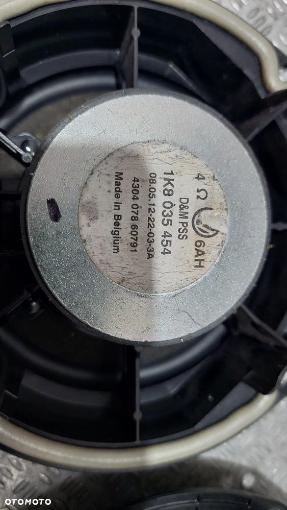 GŁOŚNIKI DRZWI DELIKATNIE USZKODZONE UCHWYTY VW GOLF VI R2012 NR 1K8035454 CENA ZA SZTUKĘ - 4