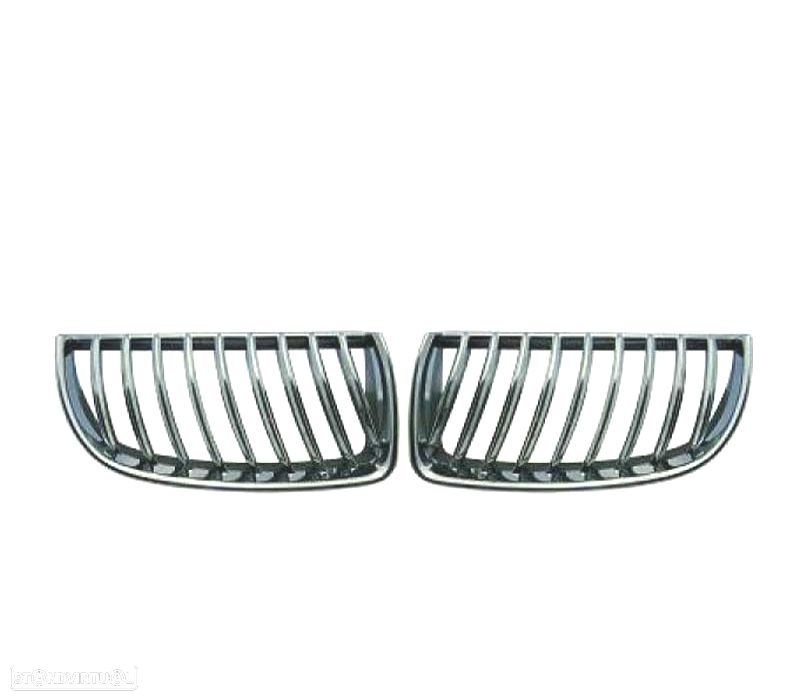 GRELHAS BMW E90 05-08 CROMADO - 1