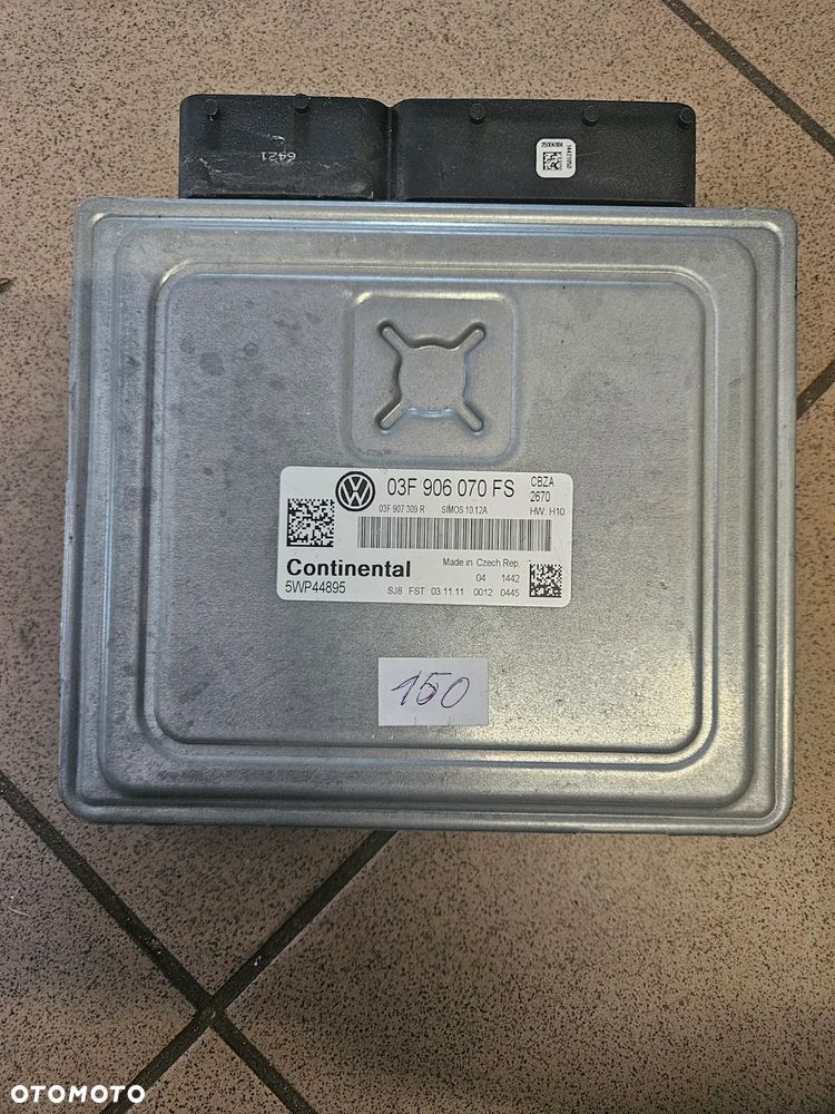 Volkswagen Golf VI 1.2 tsi audi seat komputer sterownik silnika 03f906070fs - 1