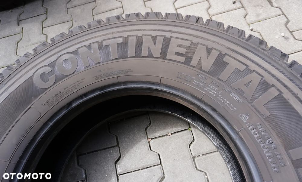 4x Continental HDW2 Scandinavia 315/80R22,5 156/150L R5 - 10