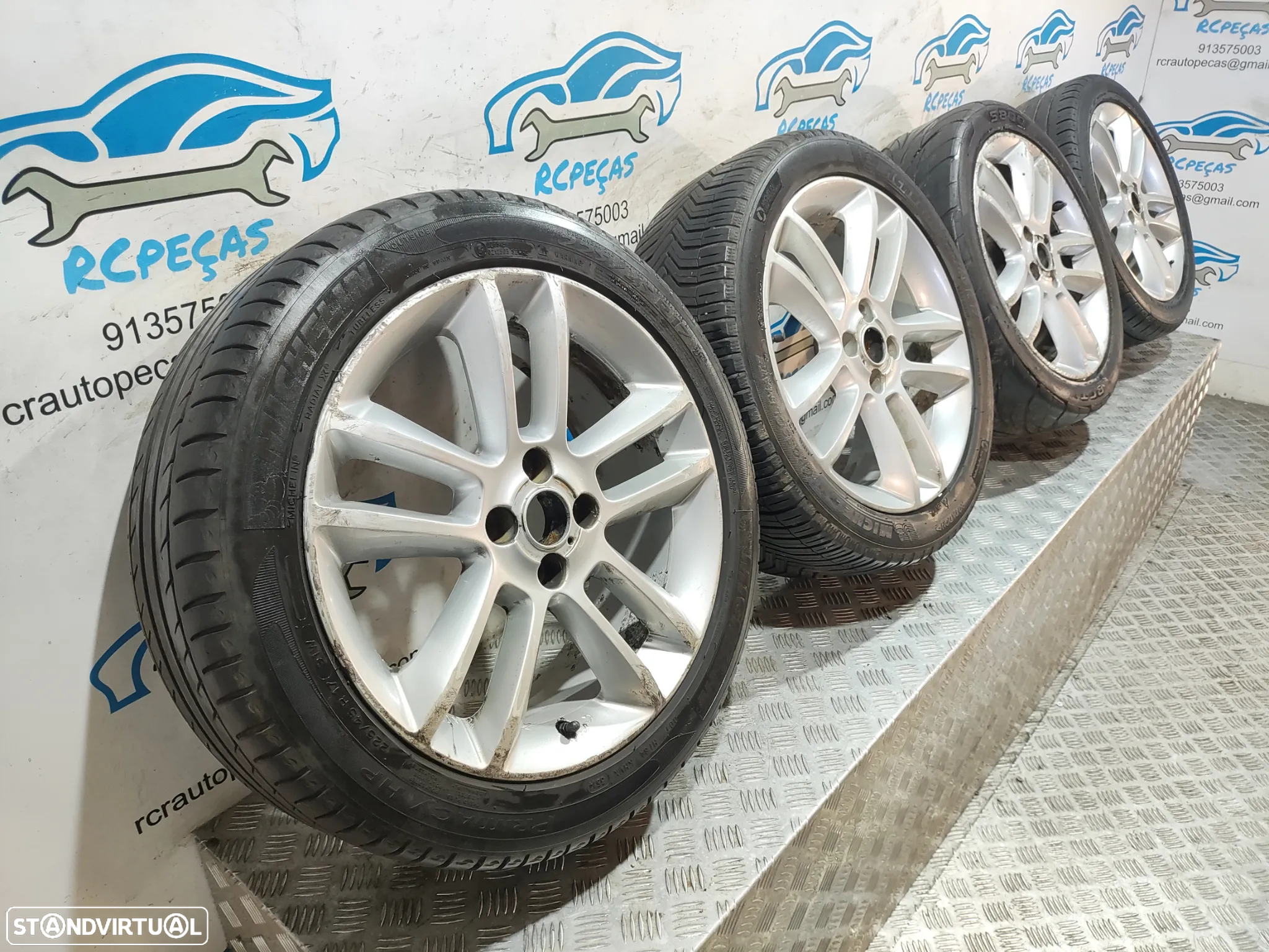 Conjunto Jantes 17 Ronal Originais Opel Corsa D S07 7J ET44 4x100 - 2