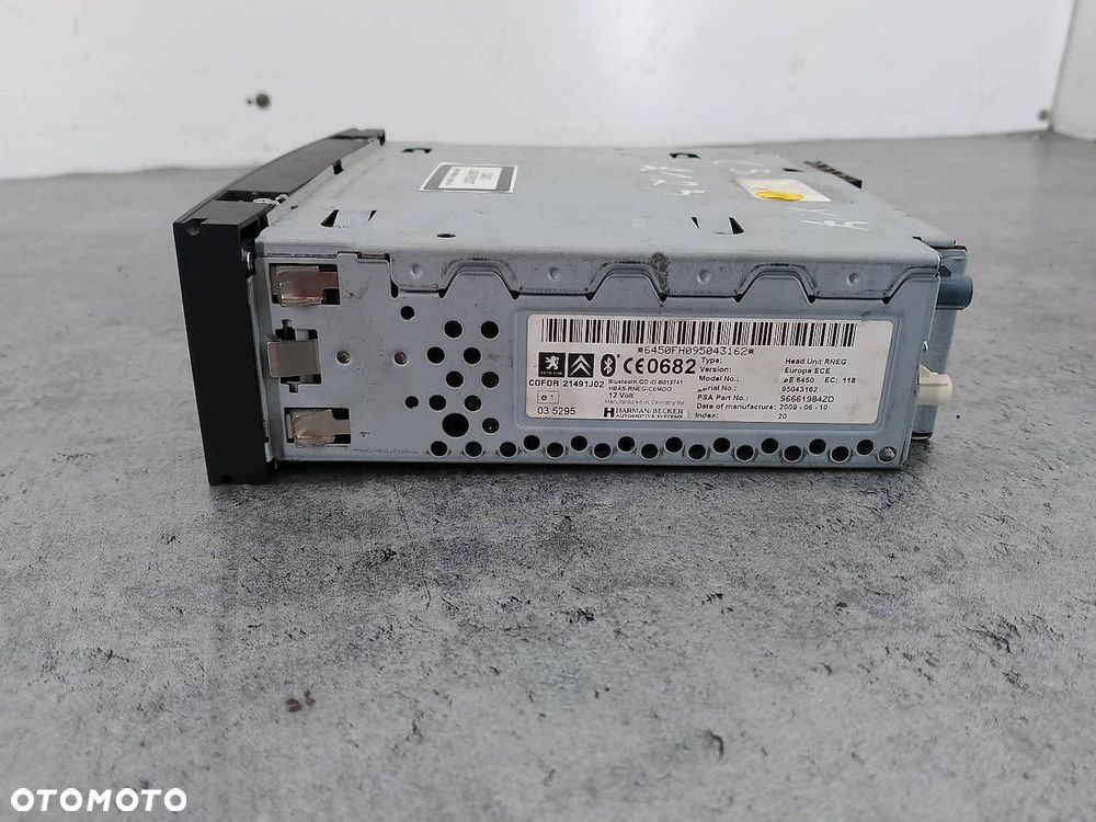 RADIO  CITROEN C5 III 96661984ZD - 5