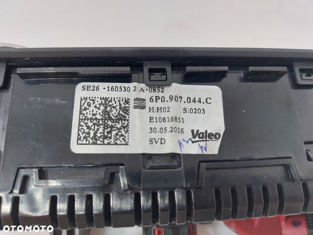 SEAT IBIZA IV TOLEDO IV PANEL KLIMATYZACJI 6P0907044C - 6