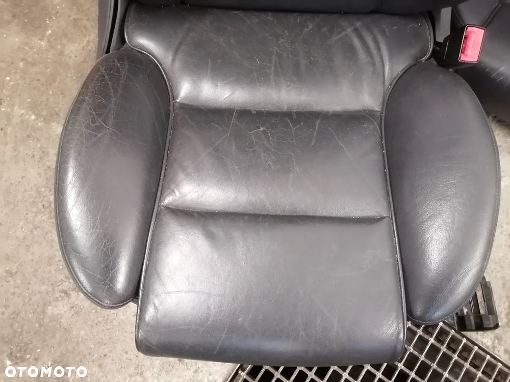 Fotele Kanapa Boczki Skóra Skórzany Czarna Audi A8 D3 EU Na Elementy - 3