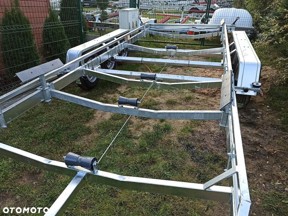 TEMARED Przyczepa B35 PTZ do 9m poszerzona DMC 3500 kg podłodziowa - 6