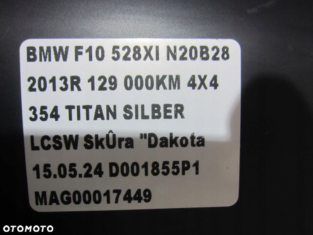 BMW F10 528i N20 F07 F11 FILTR POWIETRZA OBUDOWA FILTRA 7612014 13717612014 - 9
