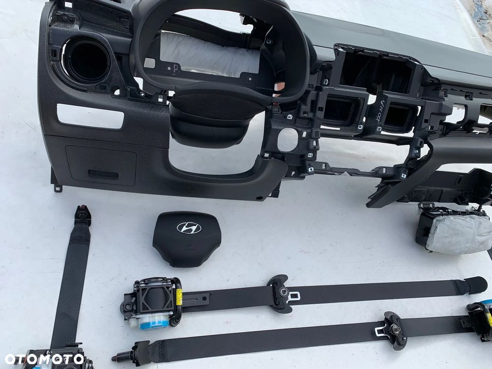 HYUNDAI KONA DESKA KONSOLA KOKPIT PULPIT PÓŁKA PARAPET AIR BAG SRS PODUSZKI POWIETRZNE KIEROWCY PASAŻERA AIRBAG Okazja Sprawdź Raz2 !!! - 12