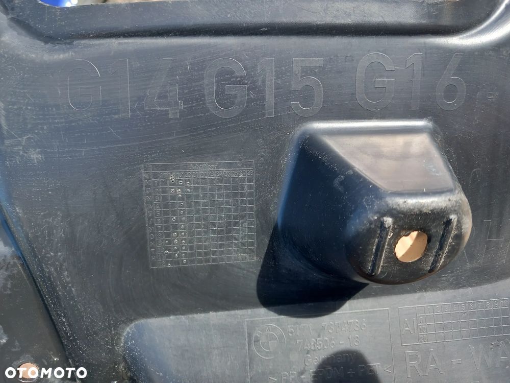 Nadkole p/p + wlot powietrza BMW 8 G14,G15,G16 - 6