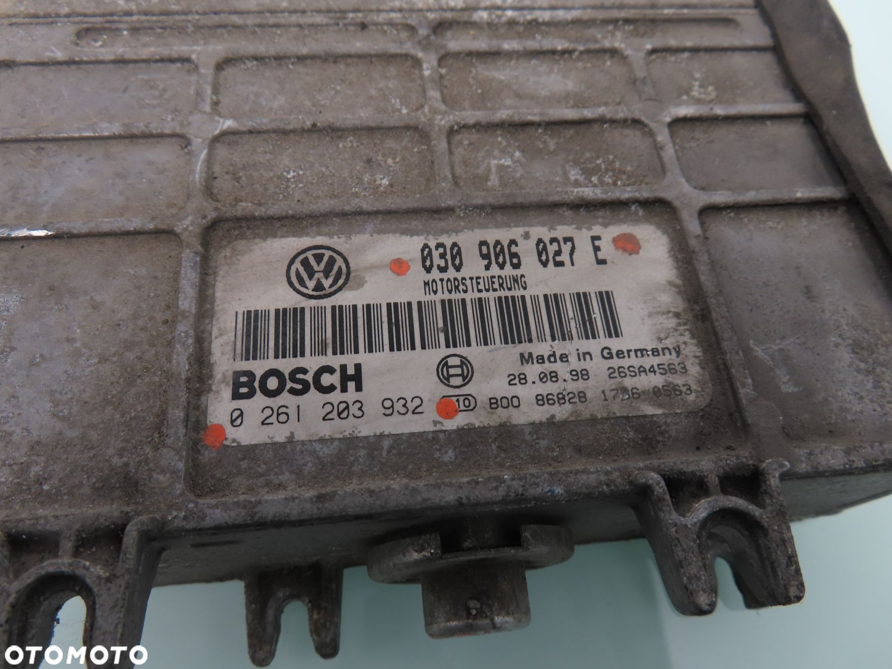 STACYJKA STEROWNIK VW POLO III 6N1 1.0 030906027E 0261203932 - 7