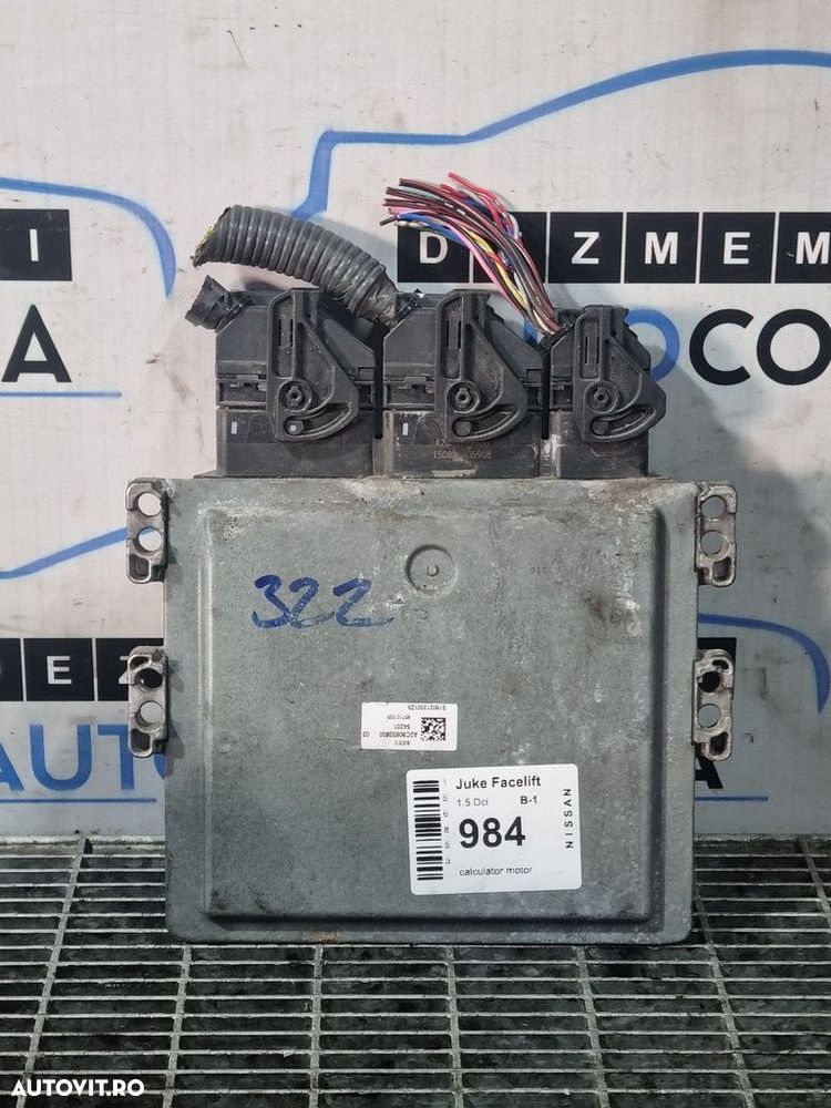 Calculator motor Nissan Juke Facelift 1.5 Dci 2014 - 2018 110CP Manuala K9K (984) Diesel ... - 2