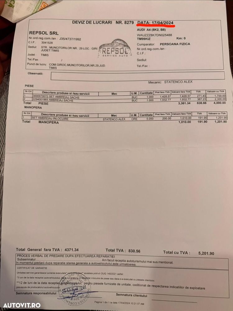 Audi A4 2.0 TDI DPF Attraction - 20