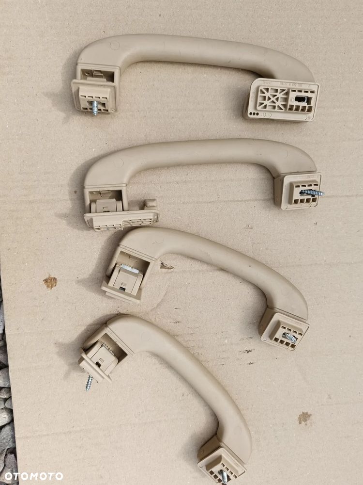 BMW X5 E70 LIFT RĄCZKA PODSUFITÓWKI UCHWYT PRZÓD TYŁ KOMPLET BEŻOWE - 2