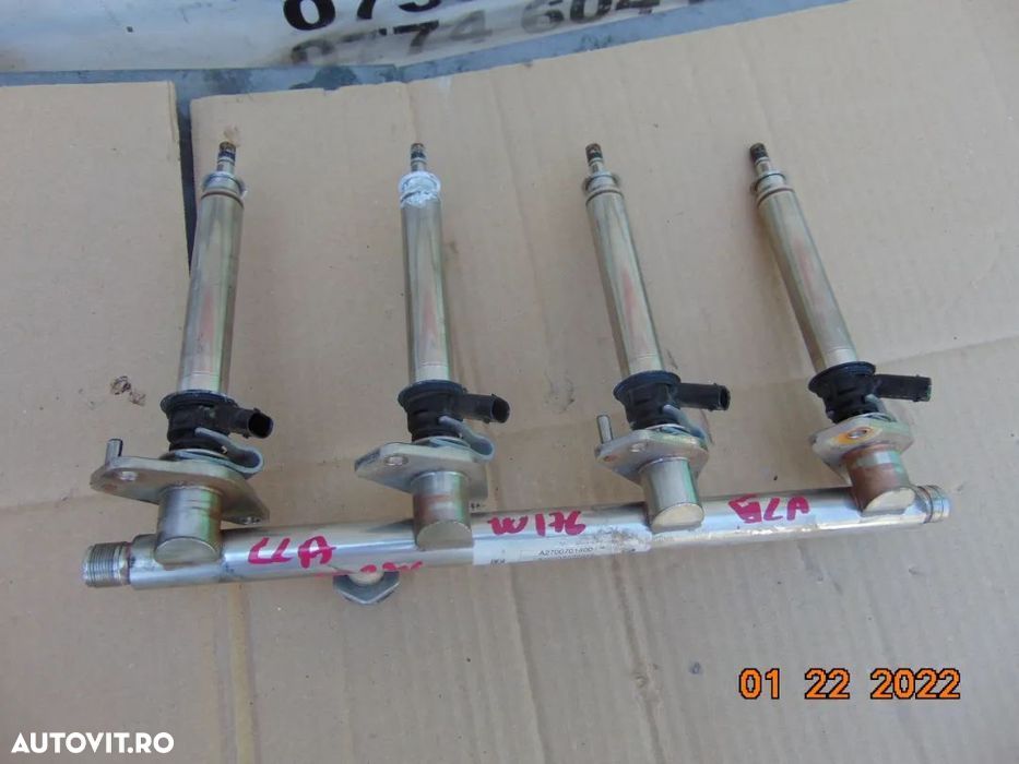 rampa injectoare Mercedes 1.6 benzina CLA W156 X156 GLA W256 W246 w176 - 1