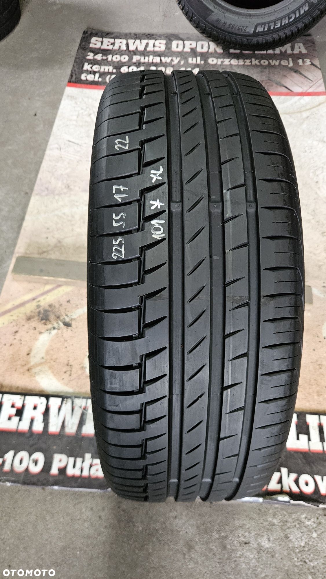 opona używana 225/55R17 Continental Premiumcontact 6 - 1