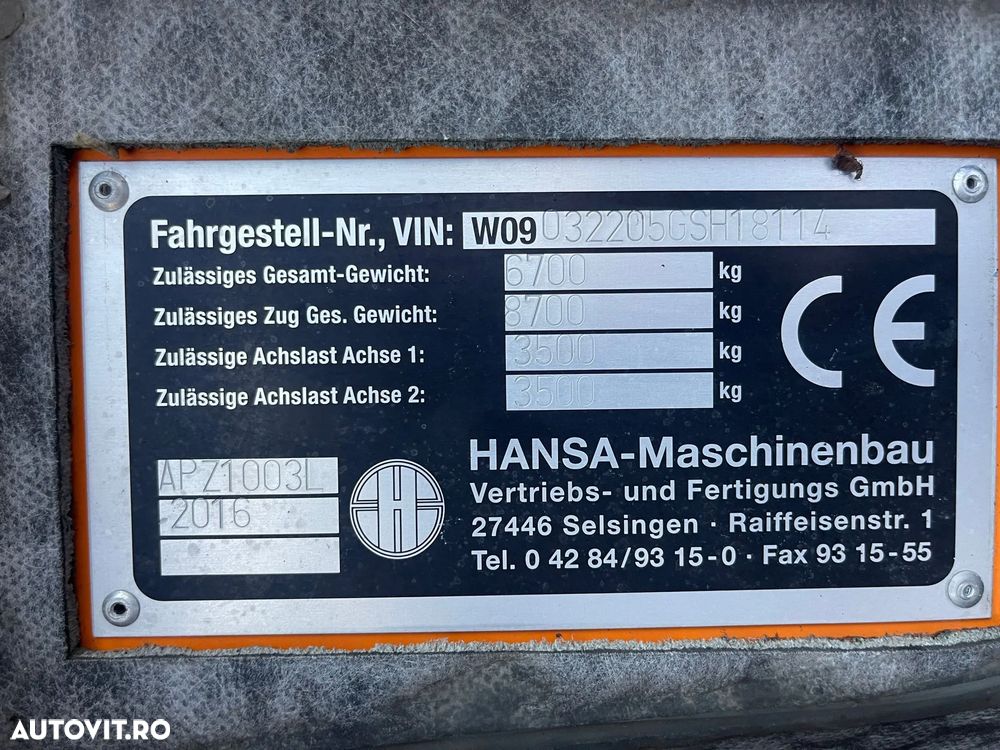 Unimog HANSA APZ 1003L | Basculanta trilaterala | 4x4x4 |Made in Germania - 19